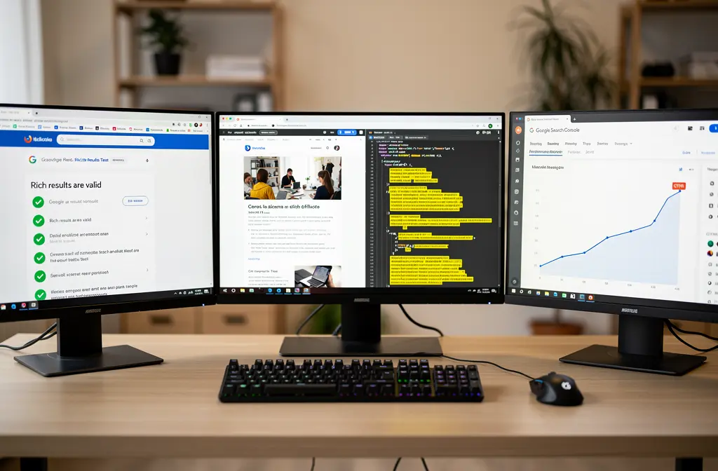 Schema markup validatie proces