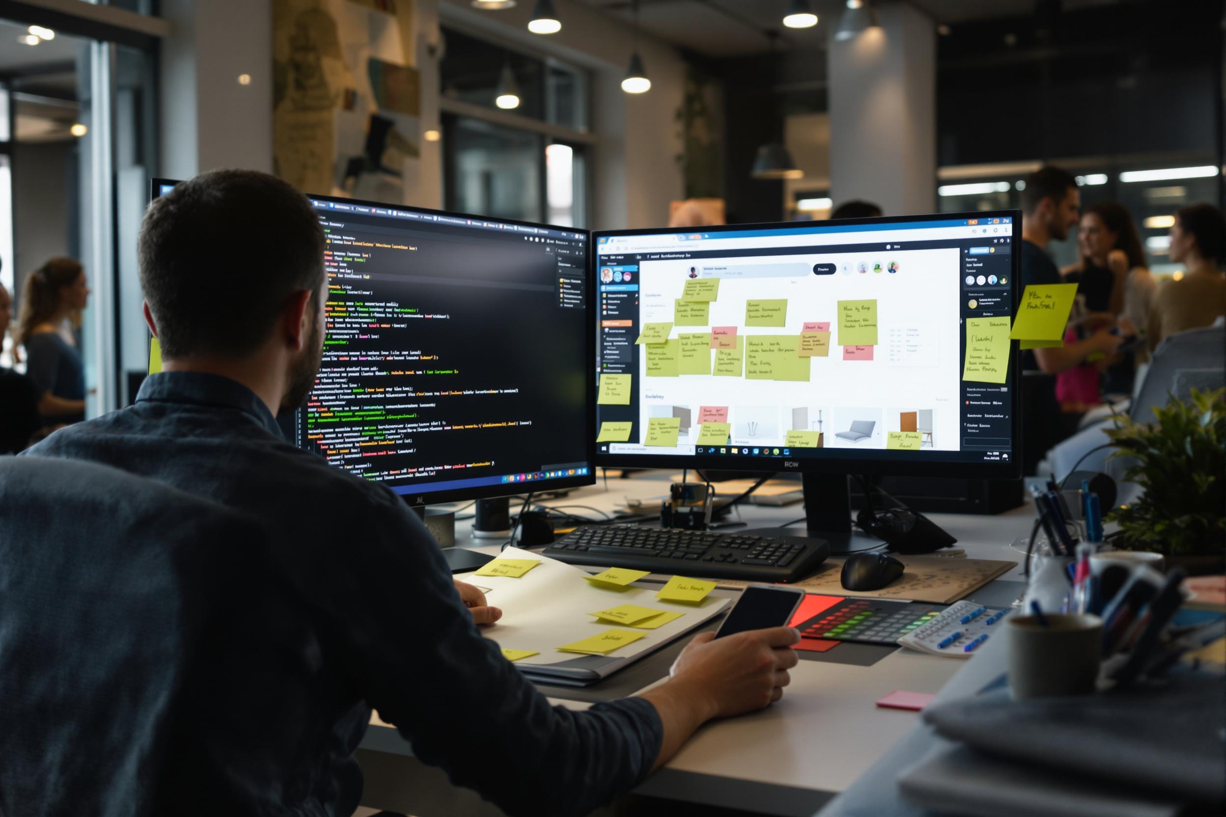Poste de travail d'un développeur PrestaShop