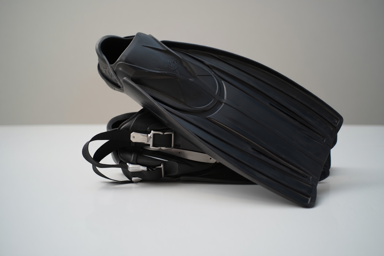 Dettagli della calzata e sistemi di fissaggio pinne apnea