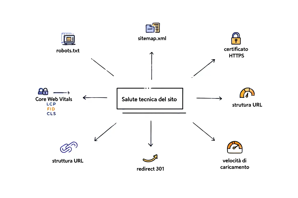 Componenti dell'analisi tecnica SEO