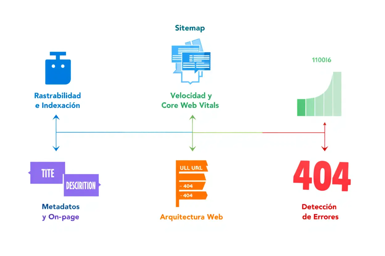 Pilares de auditoría SEO para webs nuevas