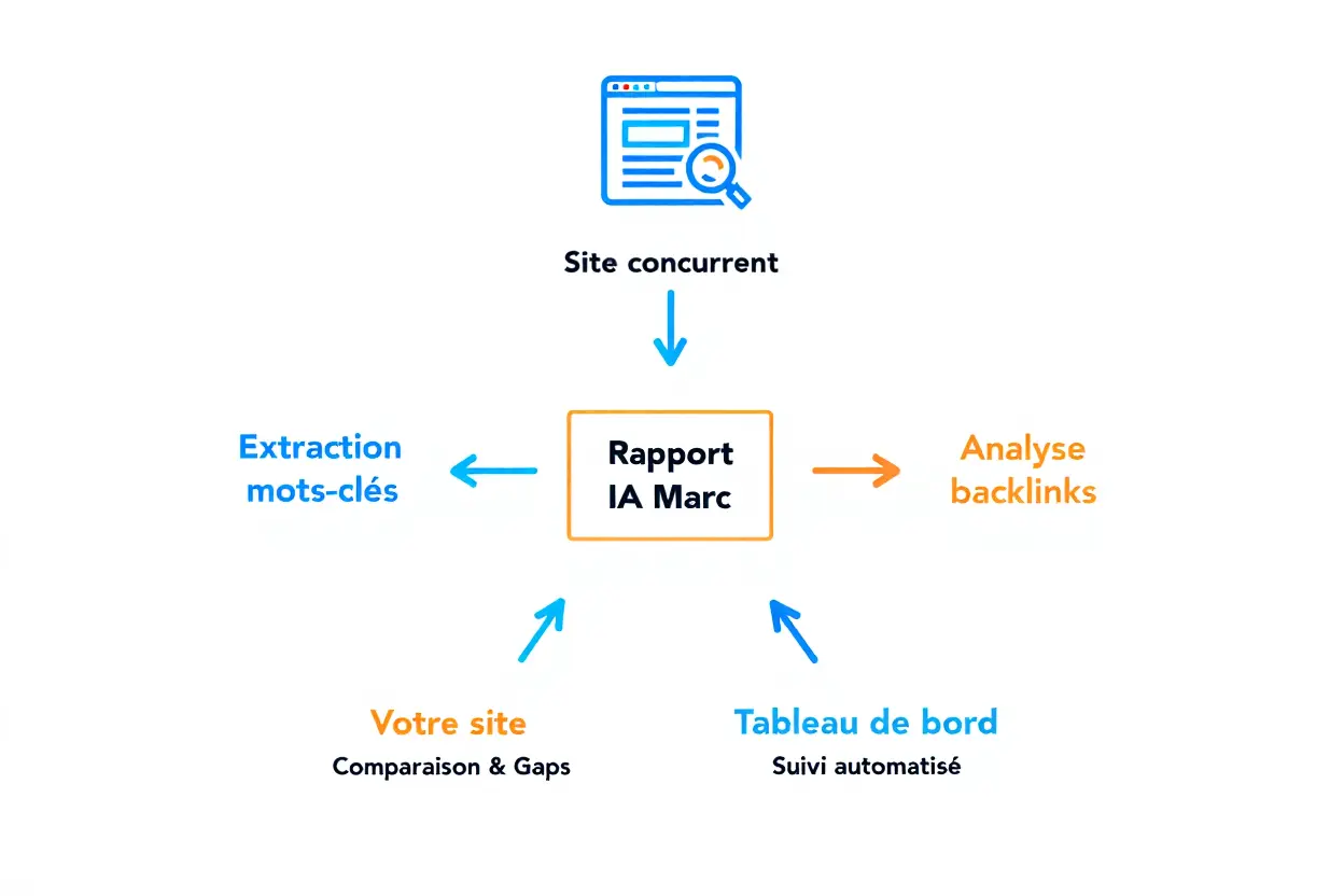Processus d'analyse concurrentielle automatisée par IA