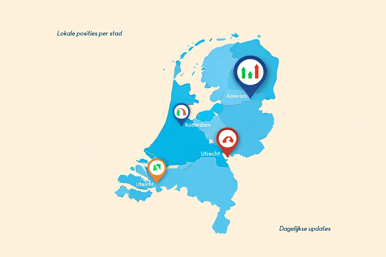 Lokale positie-tracking per stad
