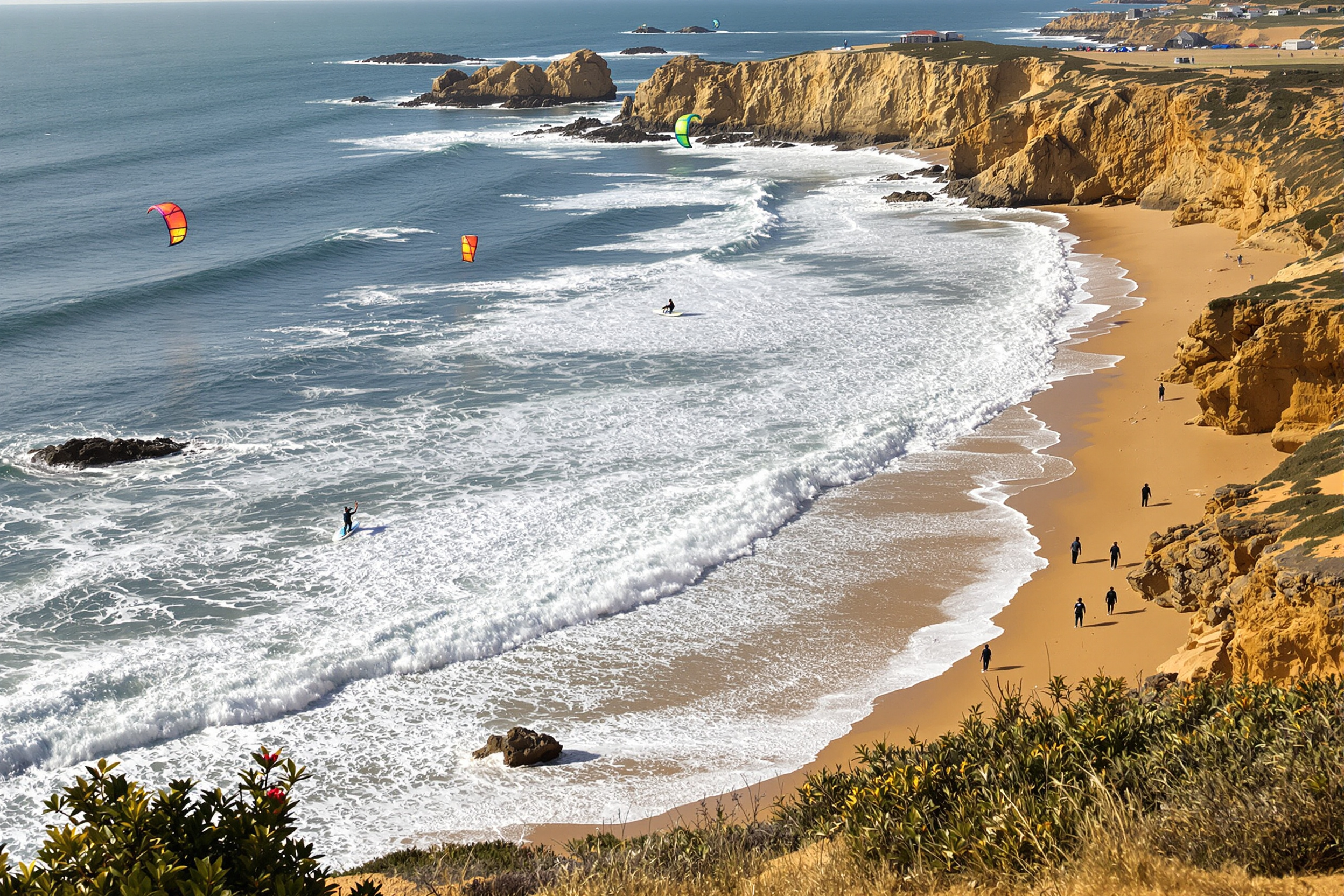 Kitesurf en Algarve : spots, écoles et séjours à Lagos et Fuseta