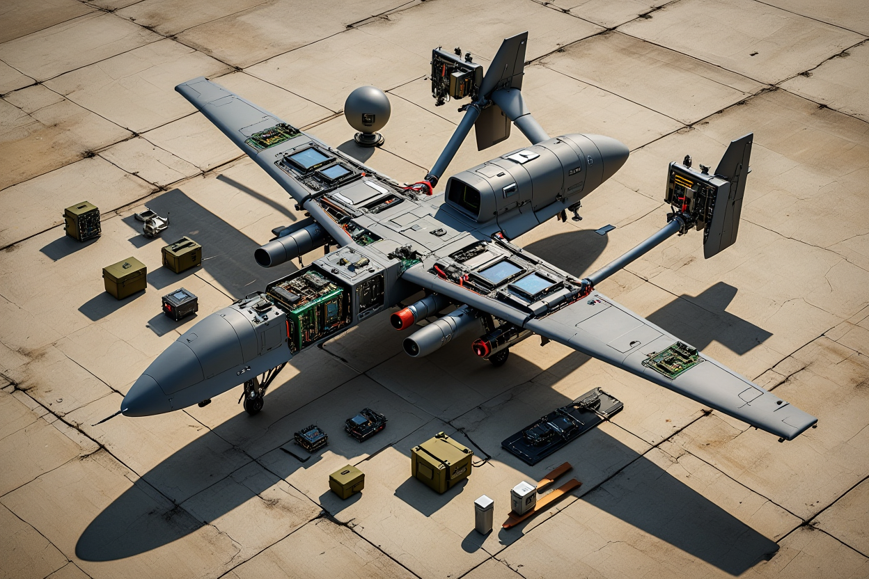 Drone autonome militaire