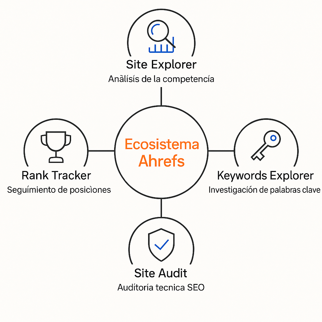 Esta guía definitiva te mostrará qué es ahrefs y cómo esta potente suite SEO puede transformar completamente tu estrategia digital. Aprenderás desde sus funciones básicas hasta técnicas avanzadas para mejorar significativamente el posicionamiento de tu sitio web en los motores de búsqueda.