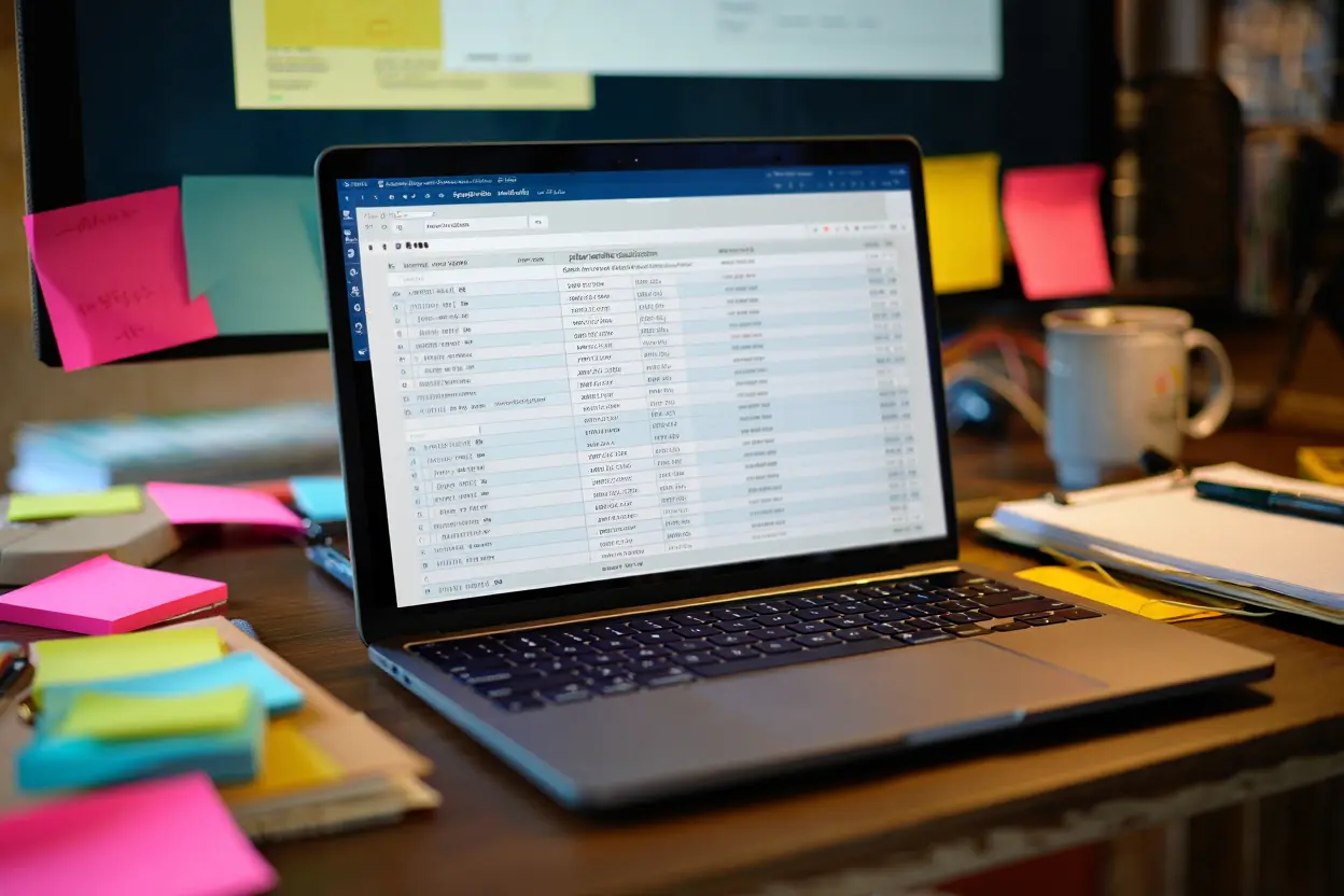 Análisis de palabras clave en hoja de cálculo