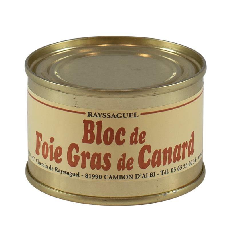 Boite de bloc de foie gras 65 gr