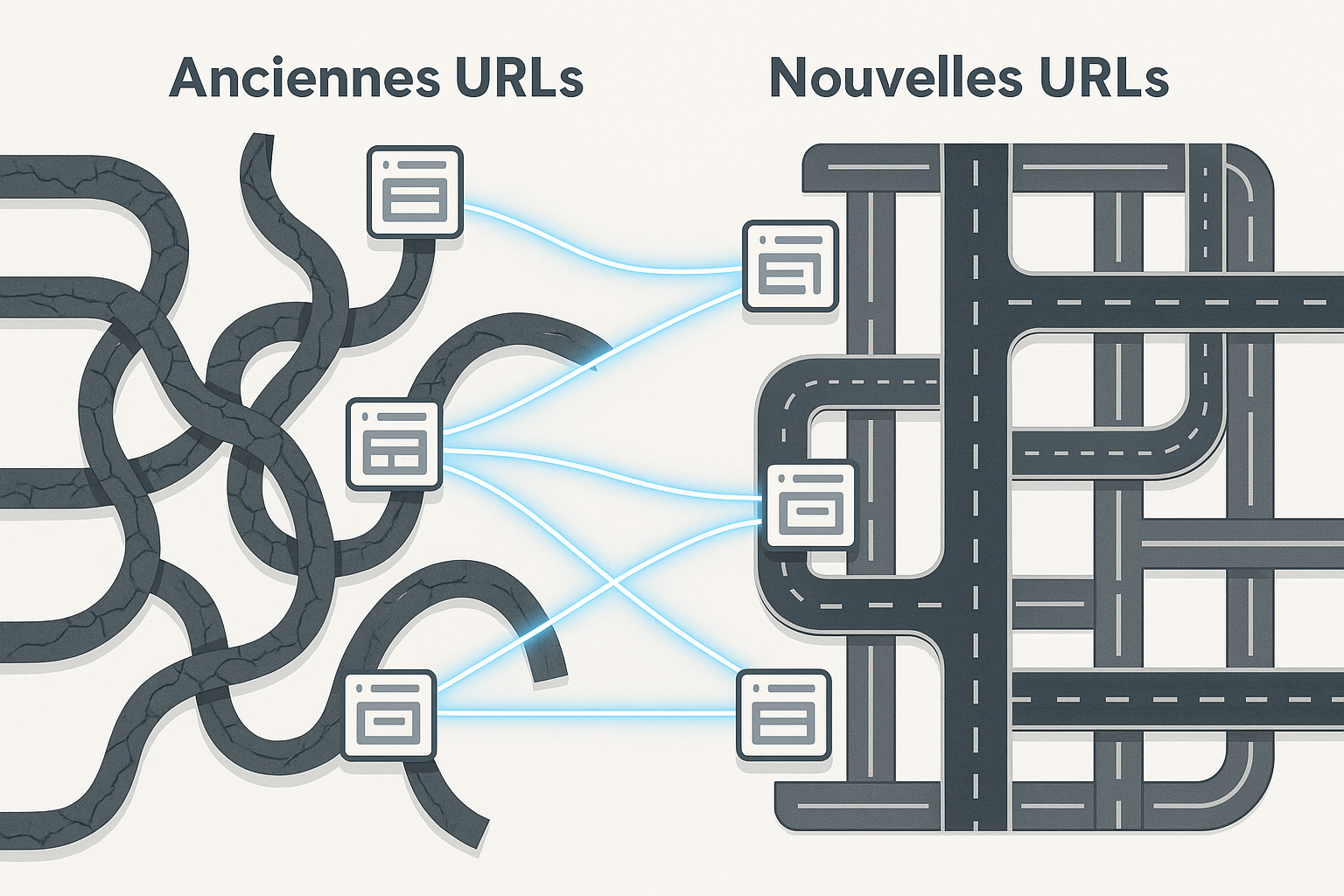 Cartographie et plan de redirection