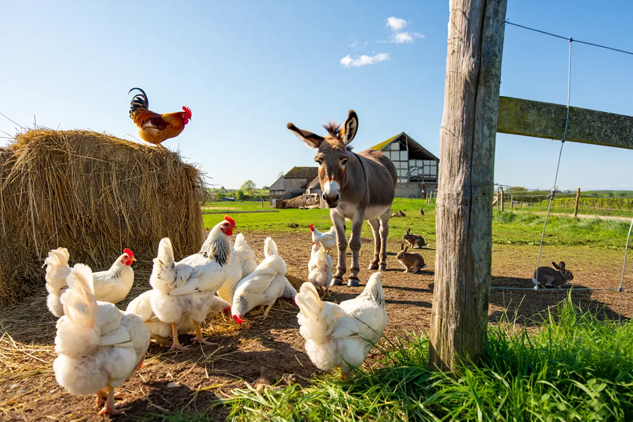 Animaux de ferme traditionnels