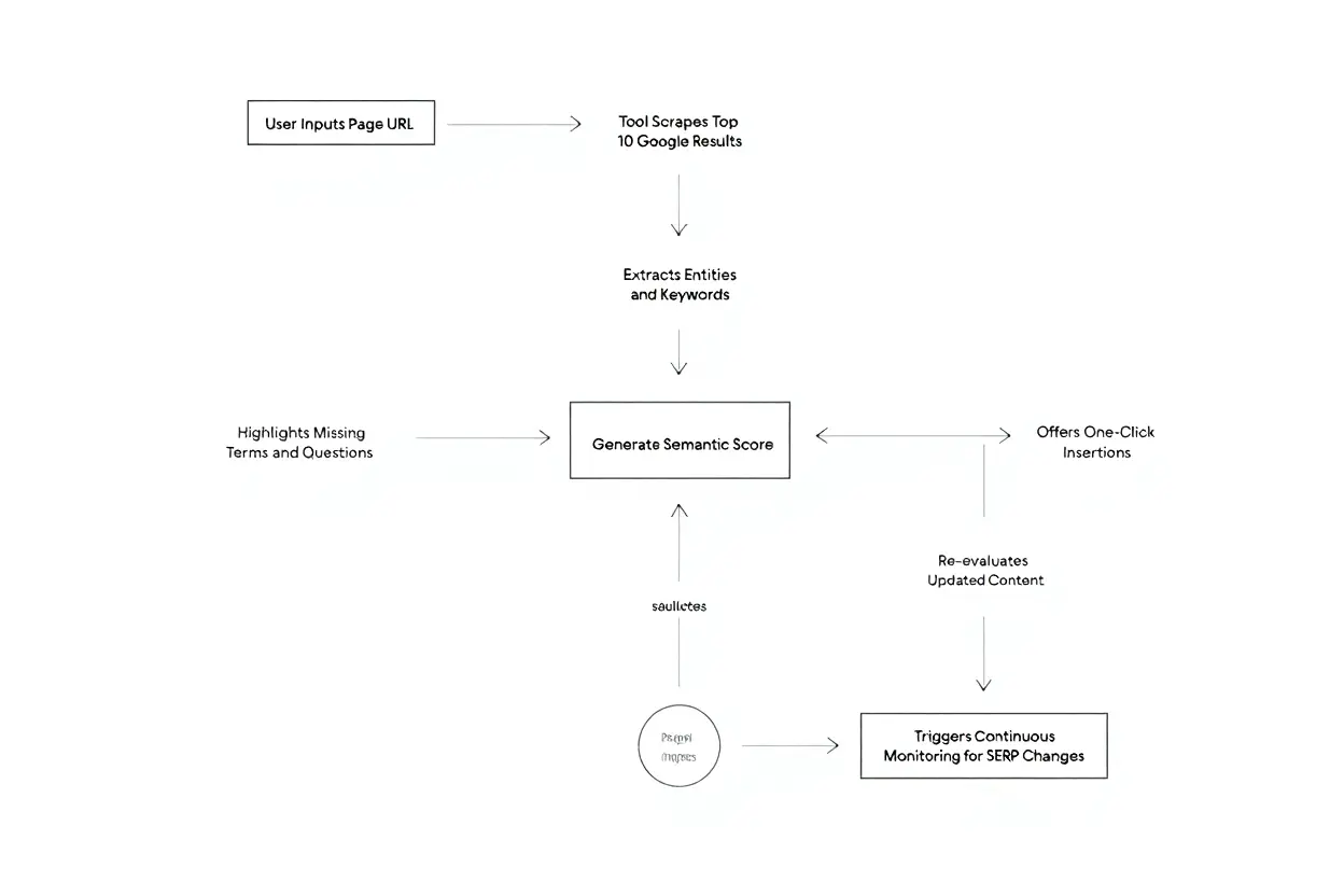 Semantic SEO analysis workflow