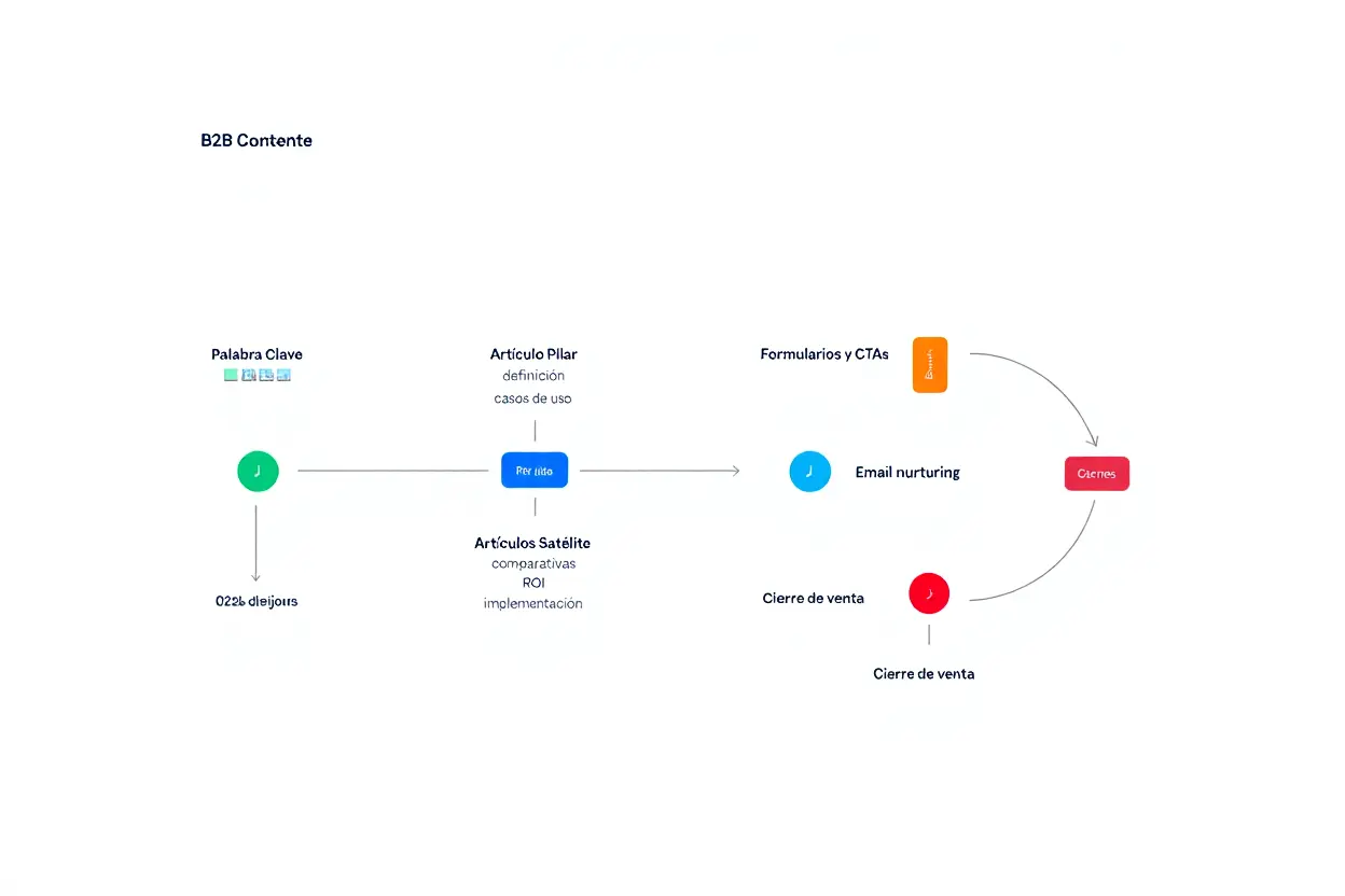 Ciclo de generación de leads con contenido B2B