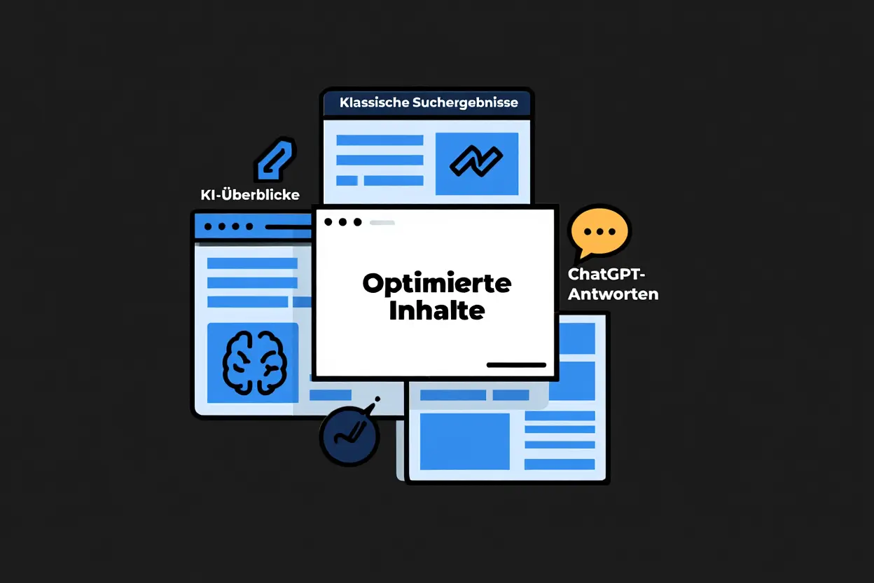 Inhalte für klassische SEO und KI-Suche optimiert