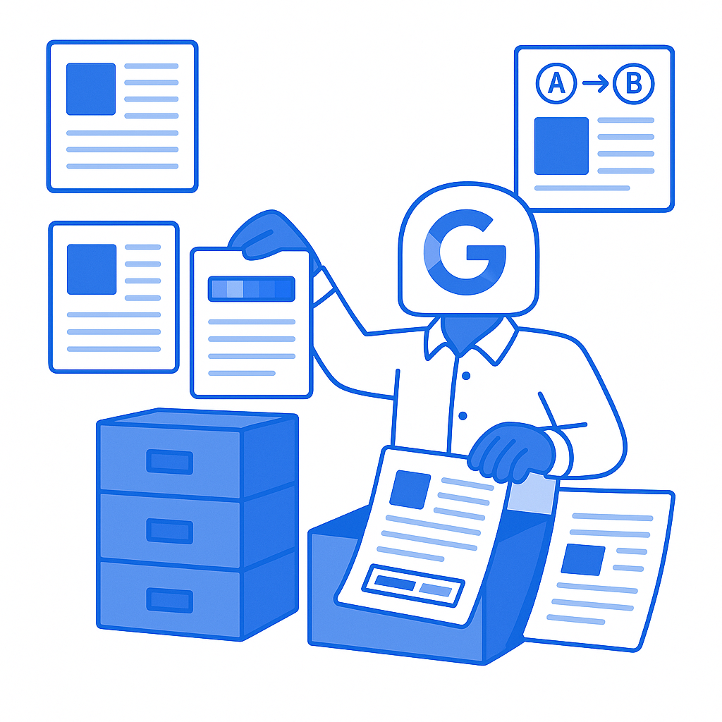 Processus utilisé par Google pour classer les pages
