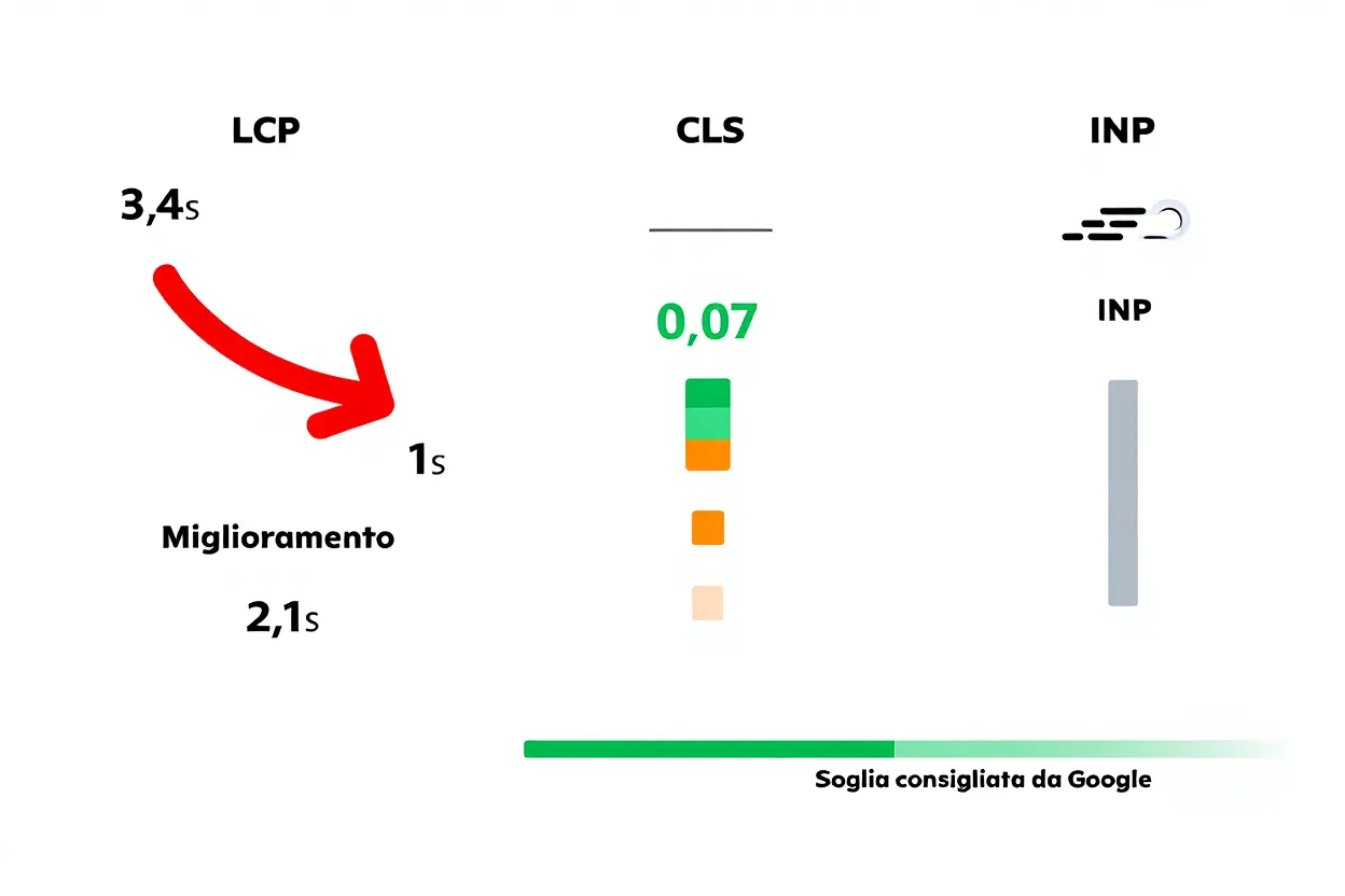 Impatto del lazy loading sui Core Web Vitals