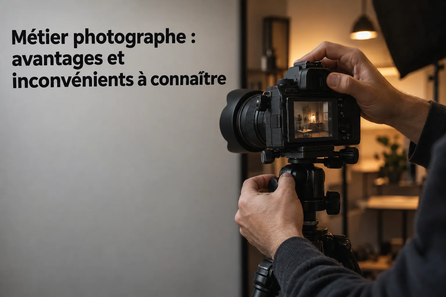 Métier photographe : avantages et inconvénients à connaître