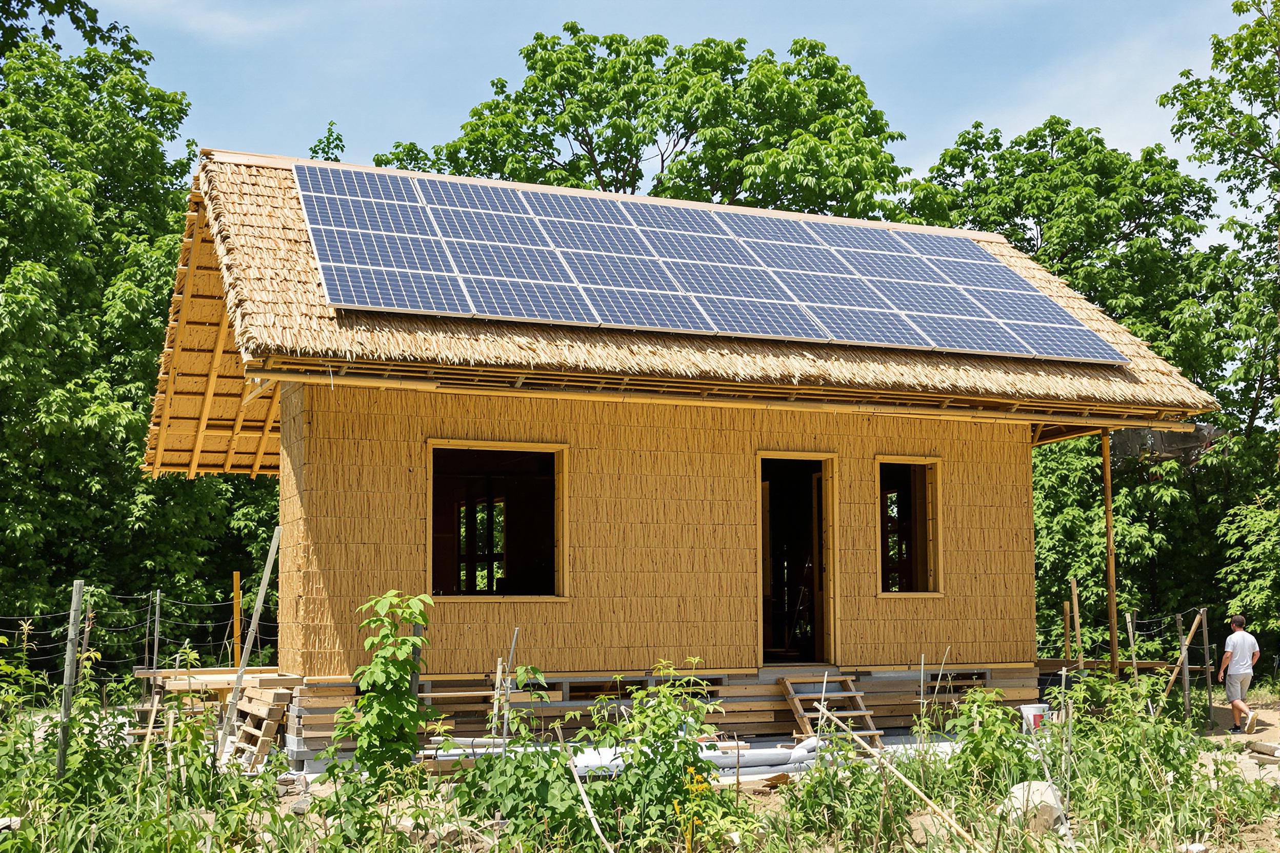 Construction d'une maison éco-responsable