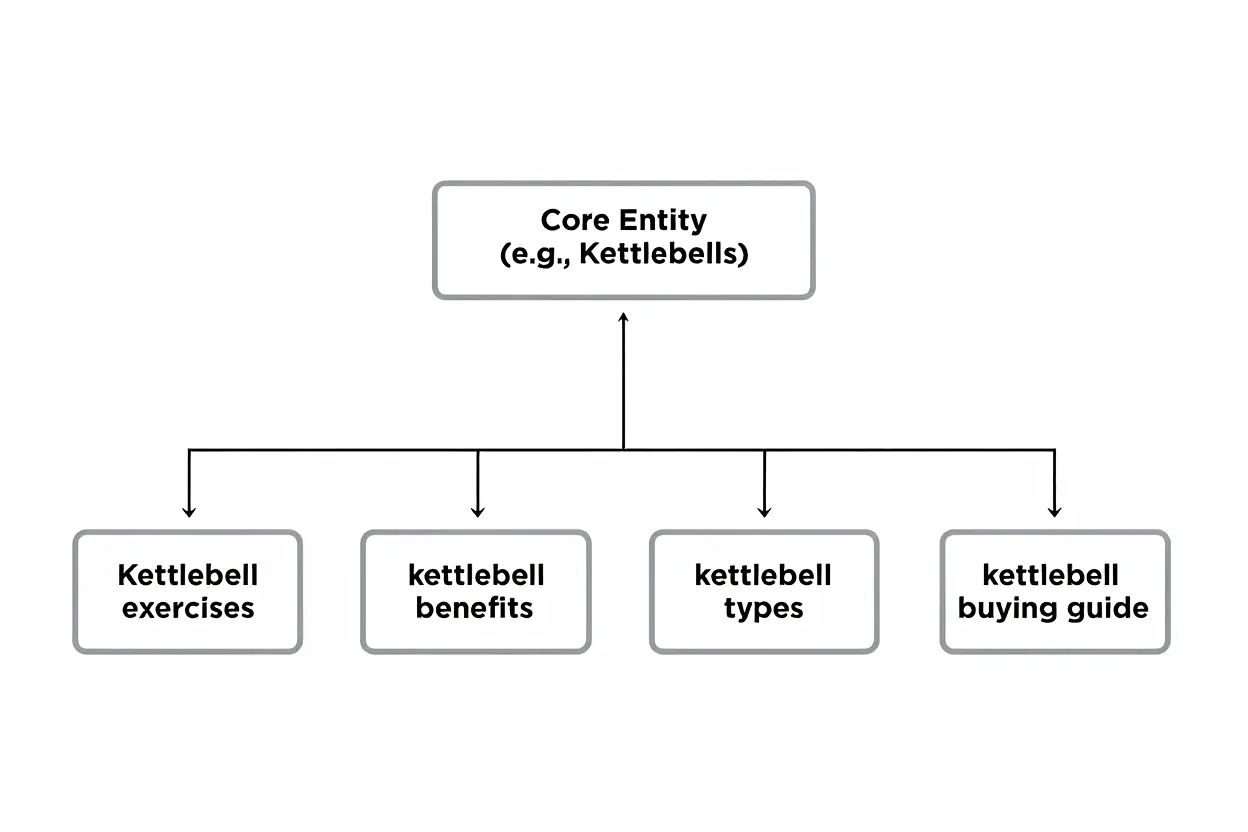 Entity pillar and cluster content structure