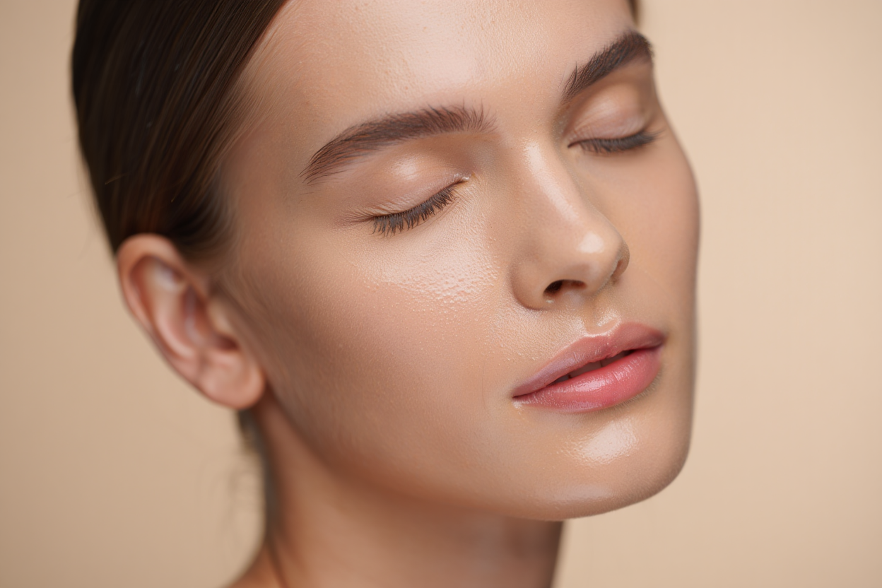 Donna che si immerge in acqua di mare cristallina