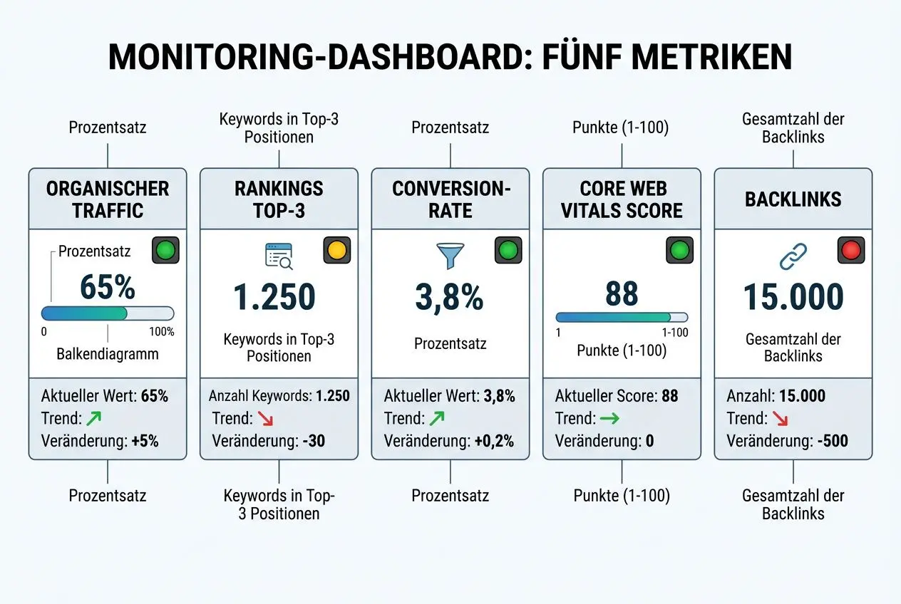 SEO KPI Monitoring Dashboard