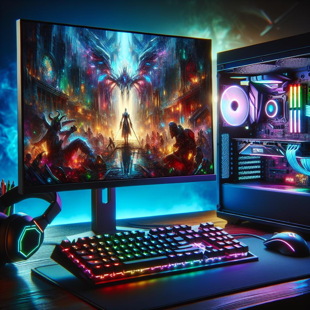 Acer Predator gaming setup