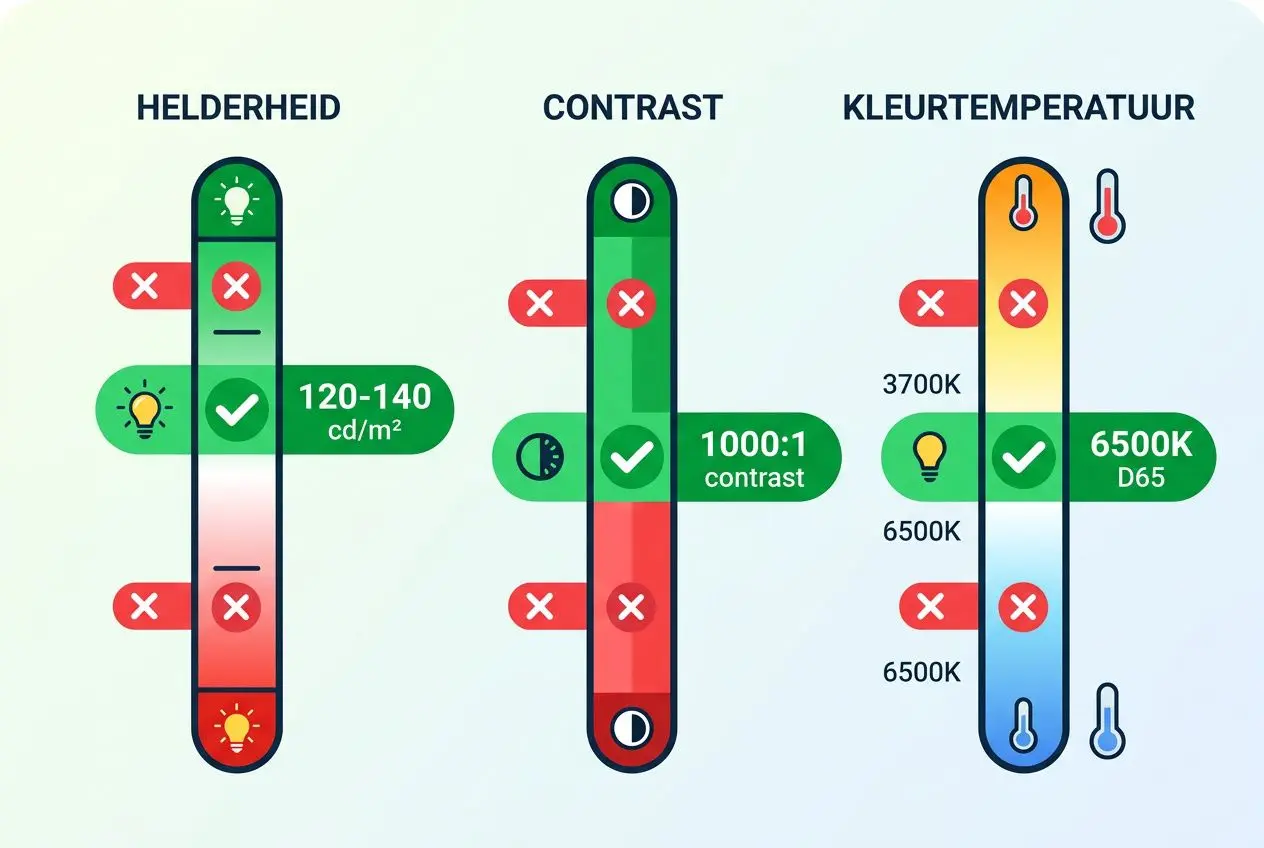Schermkwaliteitsinstellingen