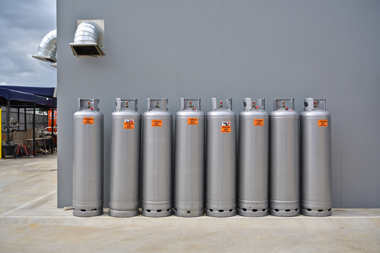 Réservoir de propane en zone ATEX extérieure