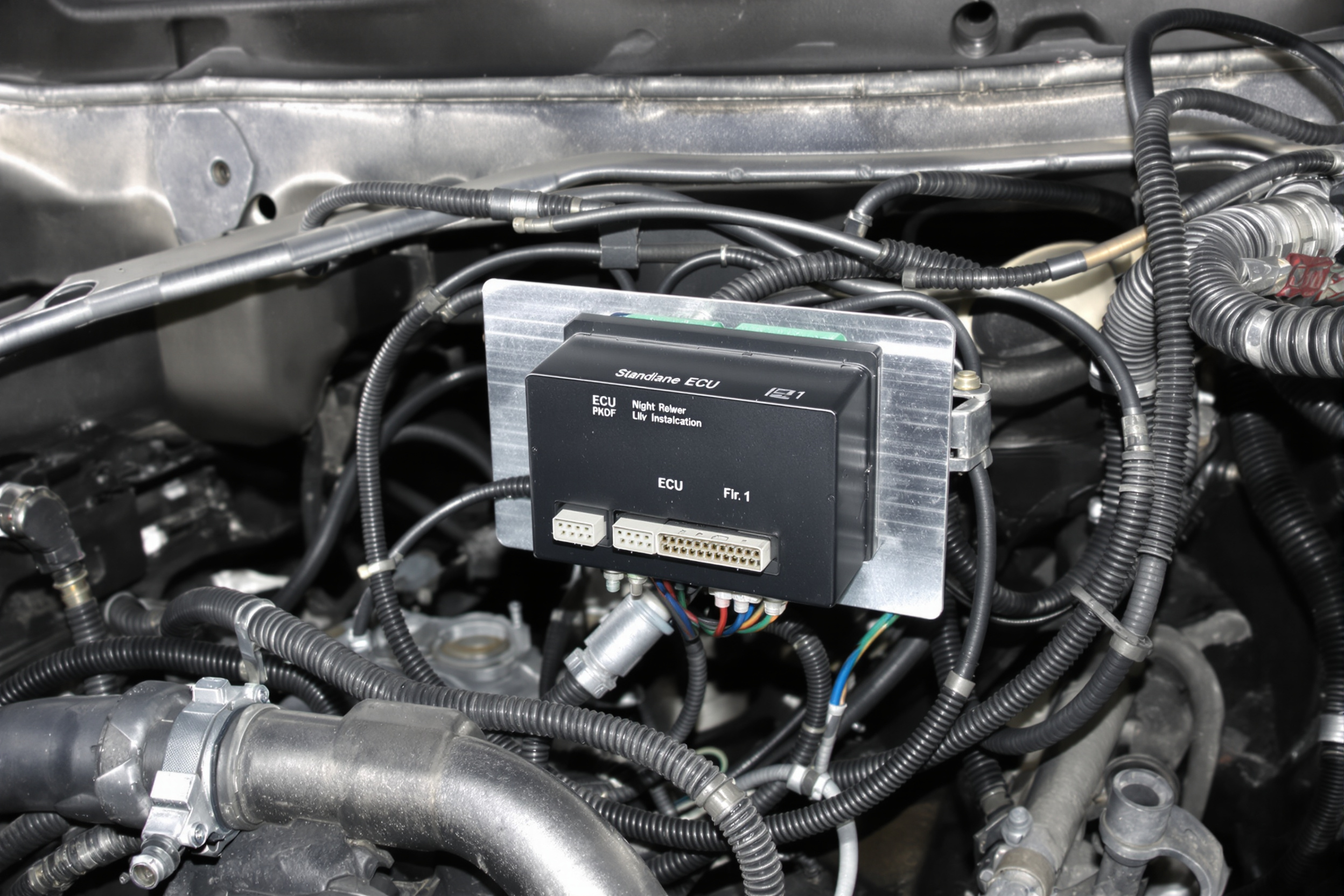 Vgradnja standalone ECU krmilnika v motorno pregrado