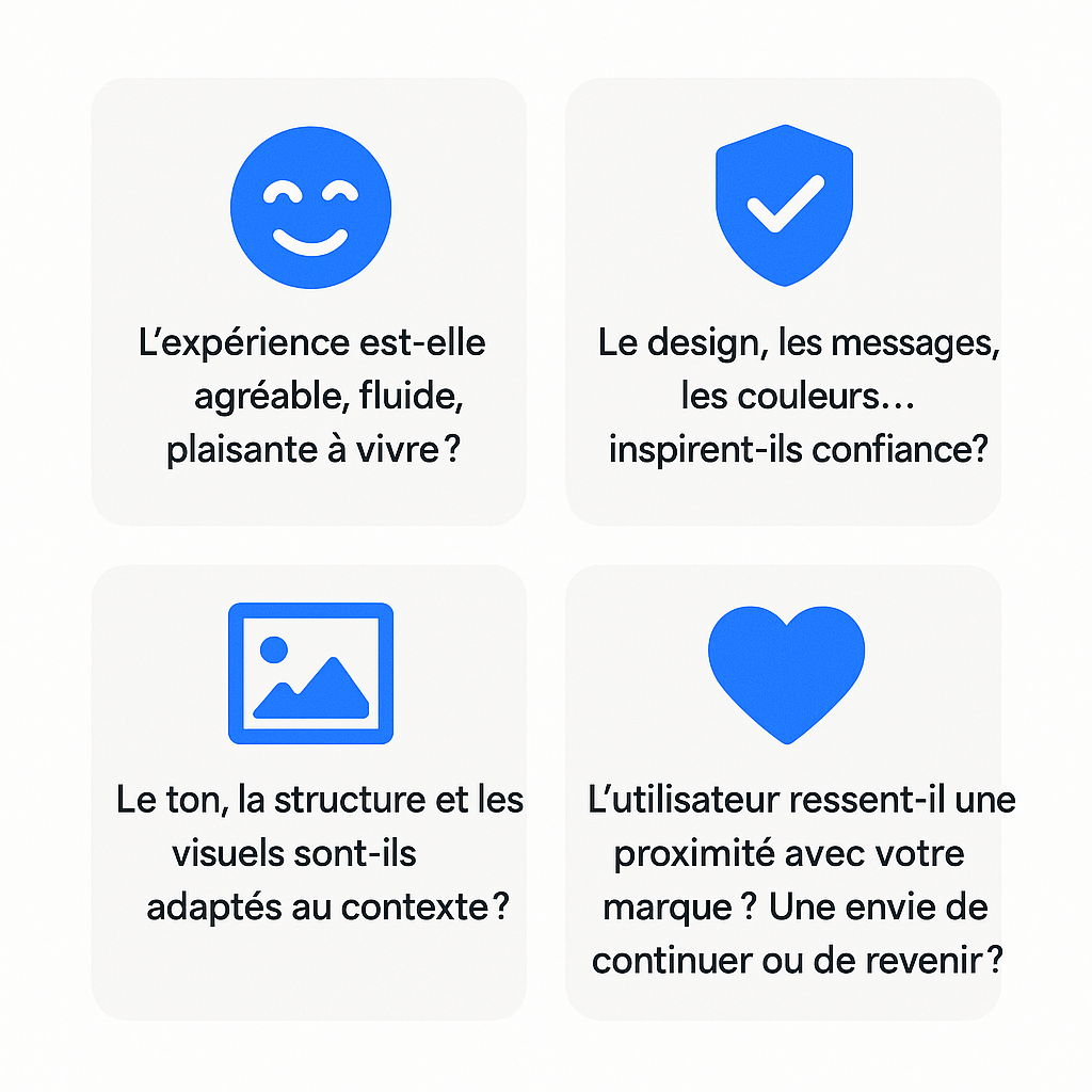 Les 4 bonnes questions à se poser pour évaluer l'UX émotionnelle