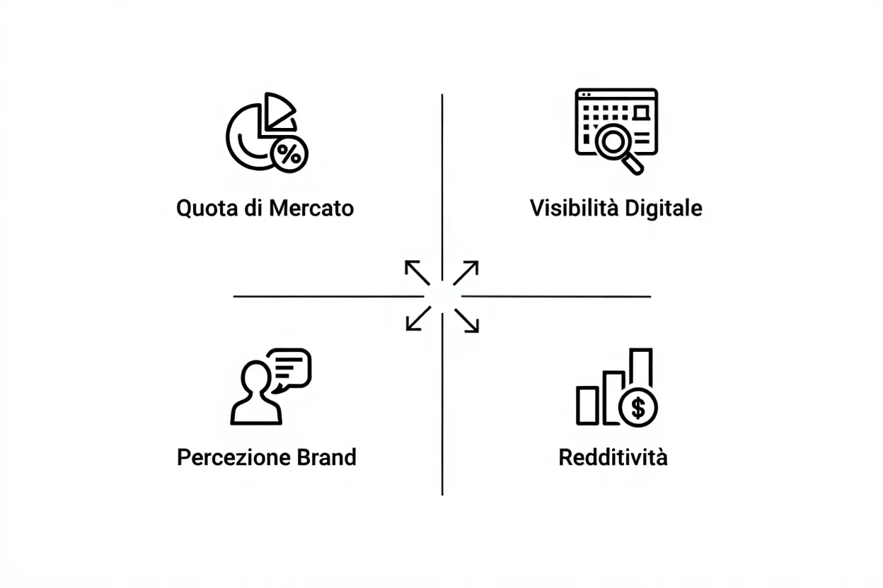 Dimensioni del posizionamento PMI