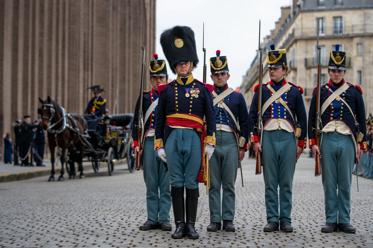 Soldat Tradition Grenadiers De La Garde 1er Empire - Plomb Peint 60mm - Occasion