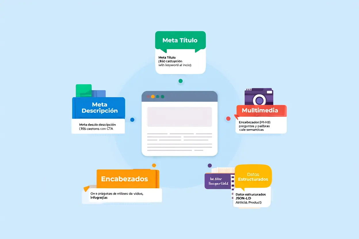 Cinco elementos clave de optimización on-page
