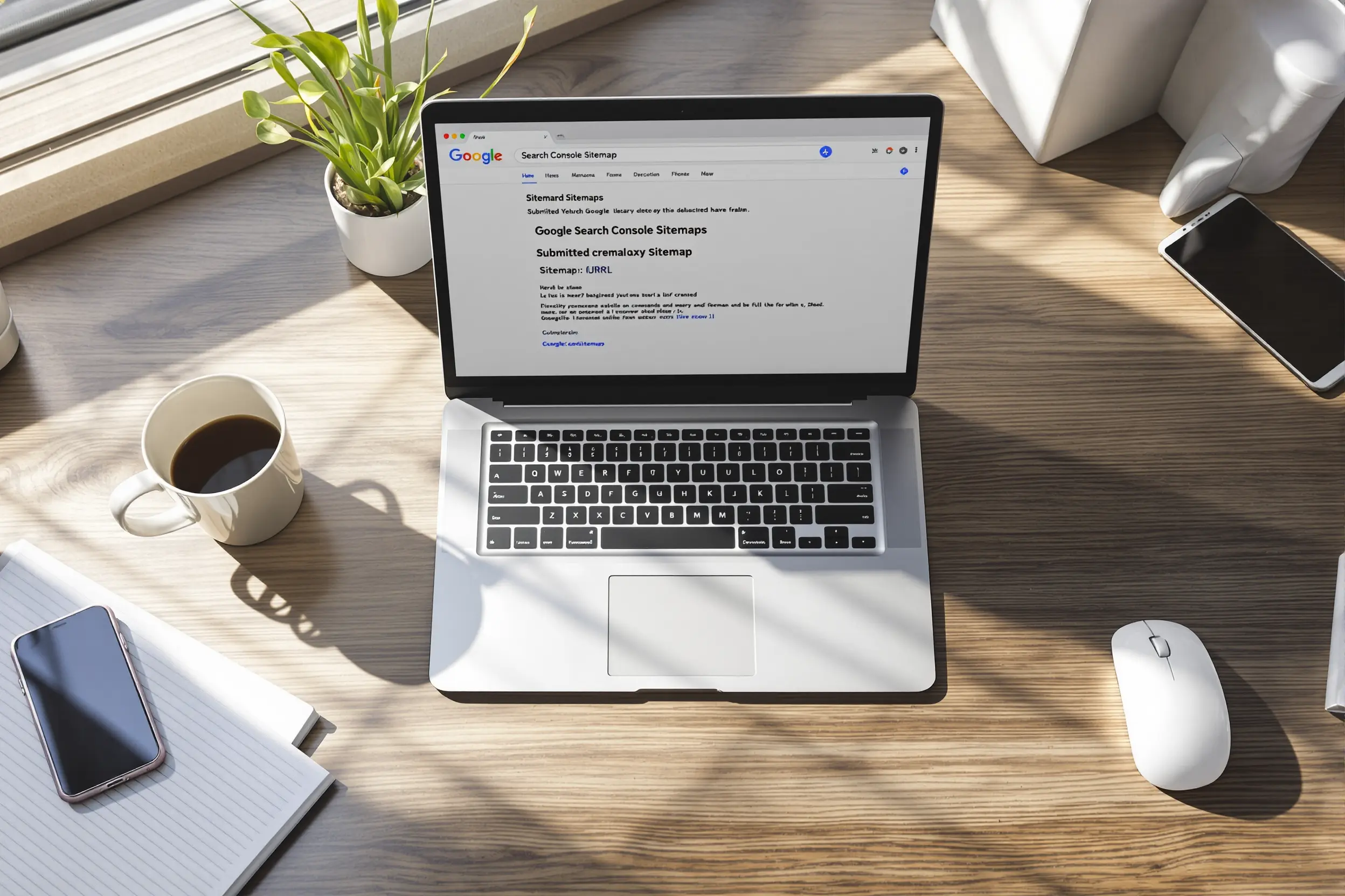 Soumission de sitemap dans Google Search Console