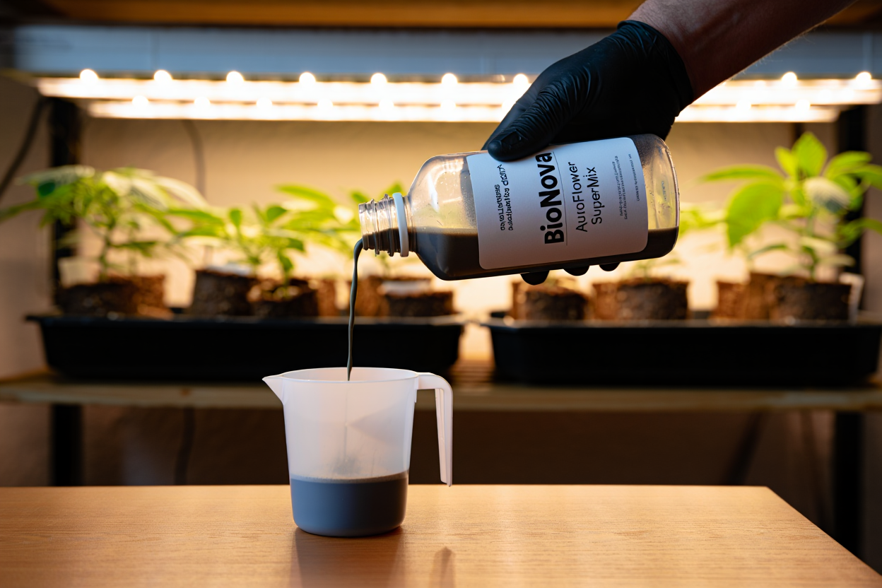 Fertilisation autofloraison sous LED