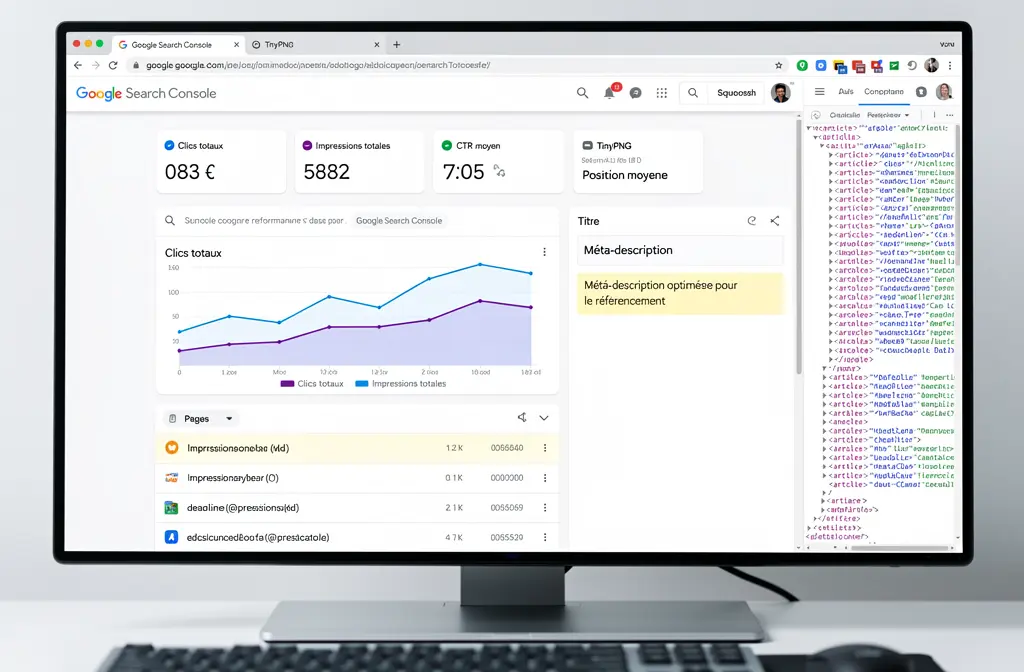 Optimisation des balises meta et performance SEO