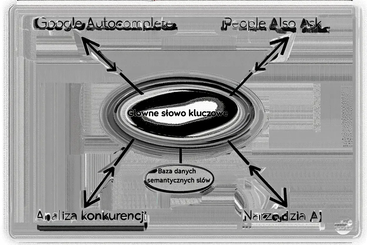 Proces wyszukiwania semantycznych słów kluczowych