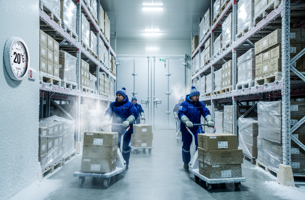 Travail en chambre froide