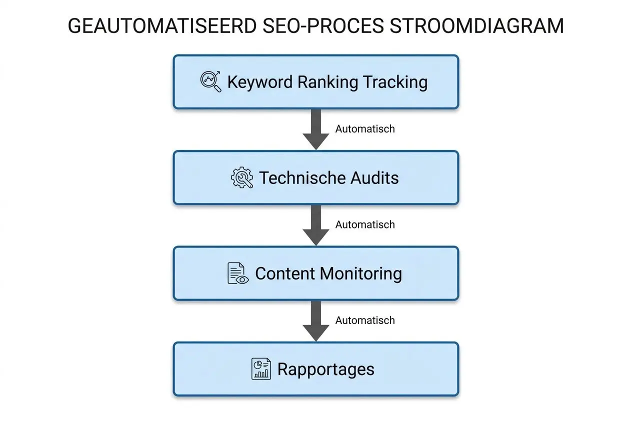 Automatiseerbare SEO-taken diagram