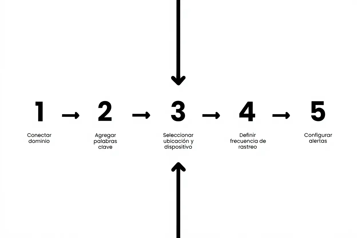 Pasos de configuración del tracking