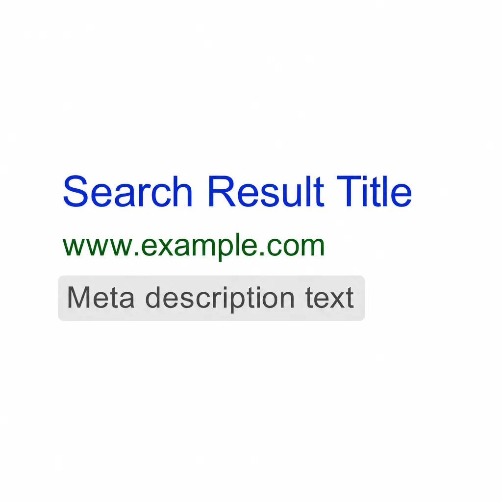 Example of a Google snippet showing a meta description in the search results.