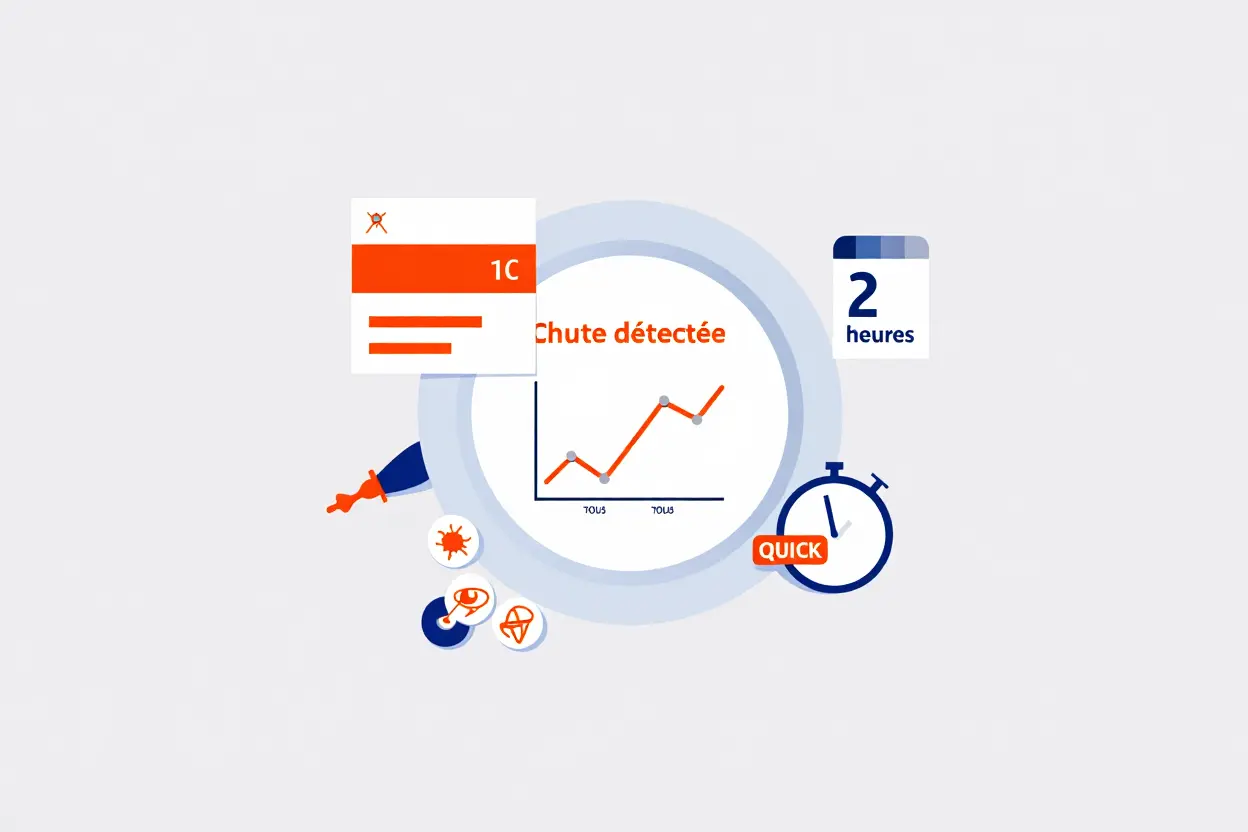 Détection rapide d'une chute de position SEO