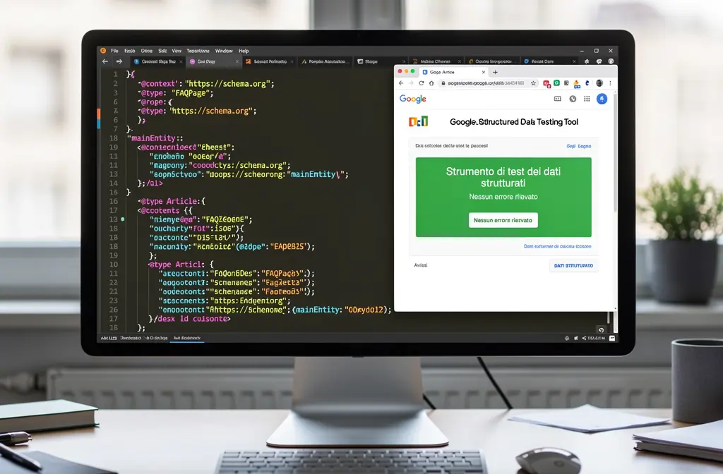 Implementazione JSON-LD e schema markup