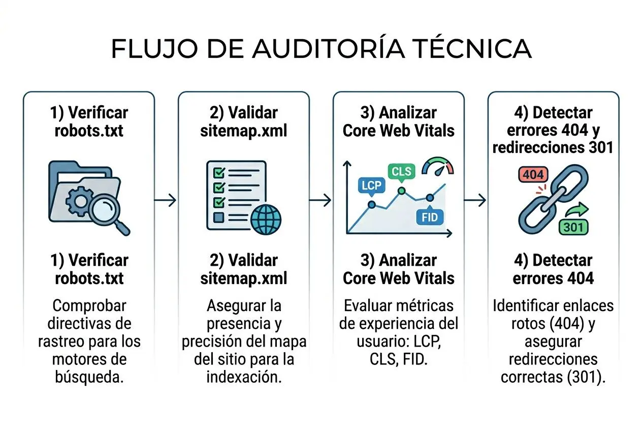 Proceso de auditoría técnica SEO
