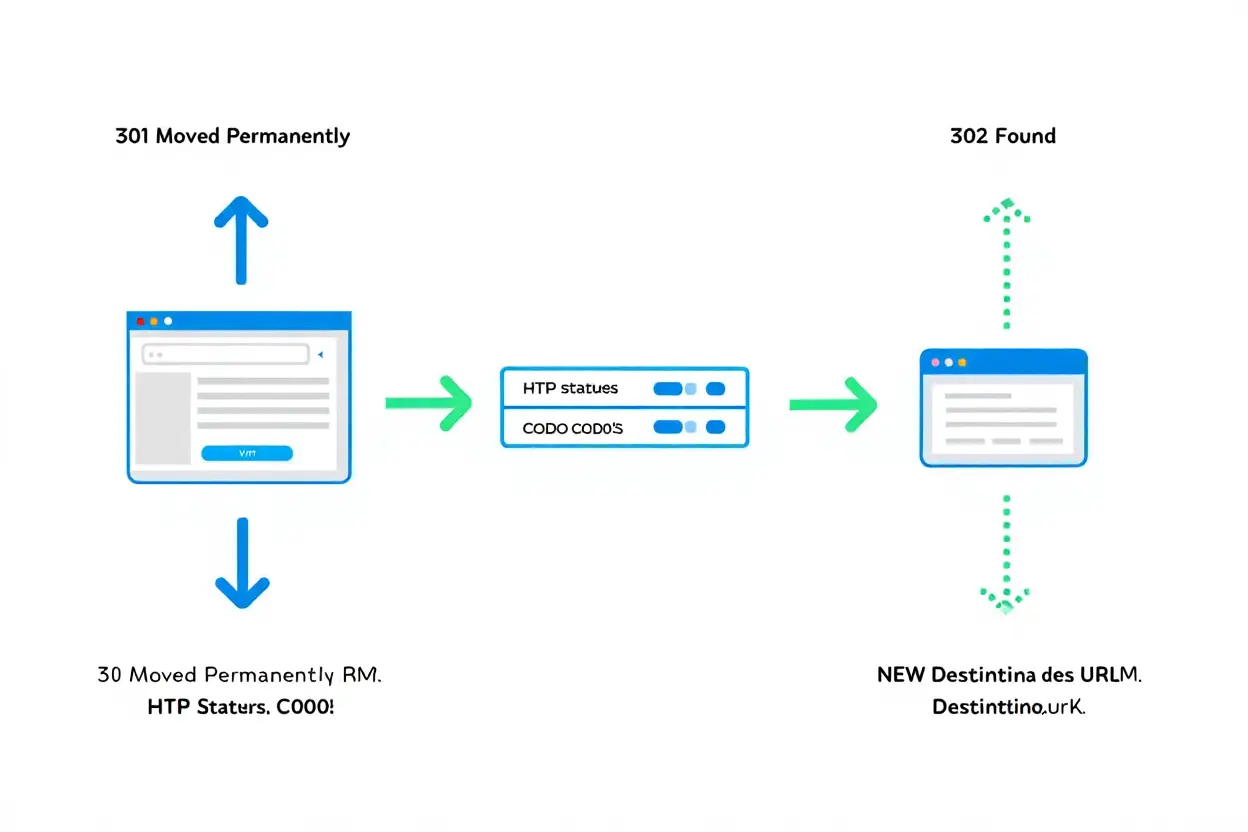 Comparación de redirecciones 301 y 302