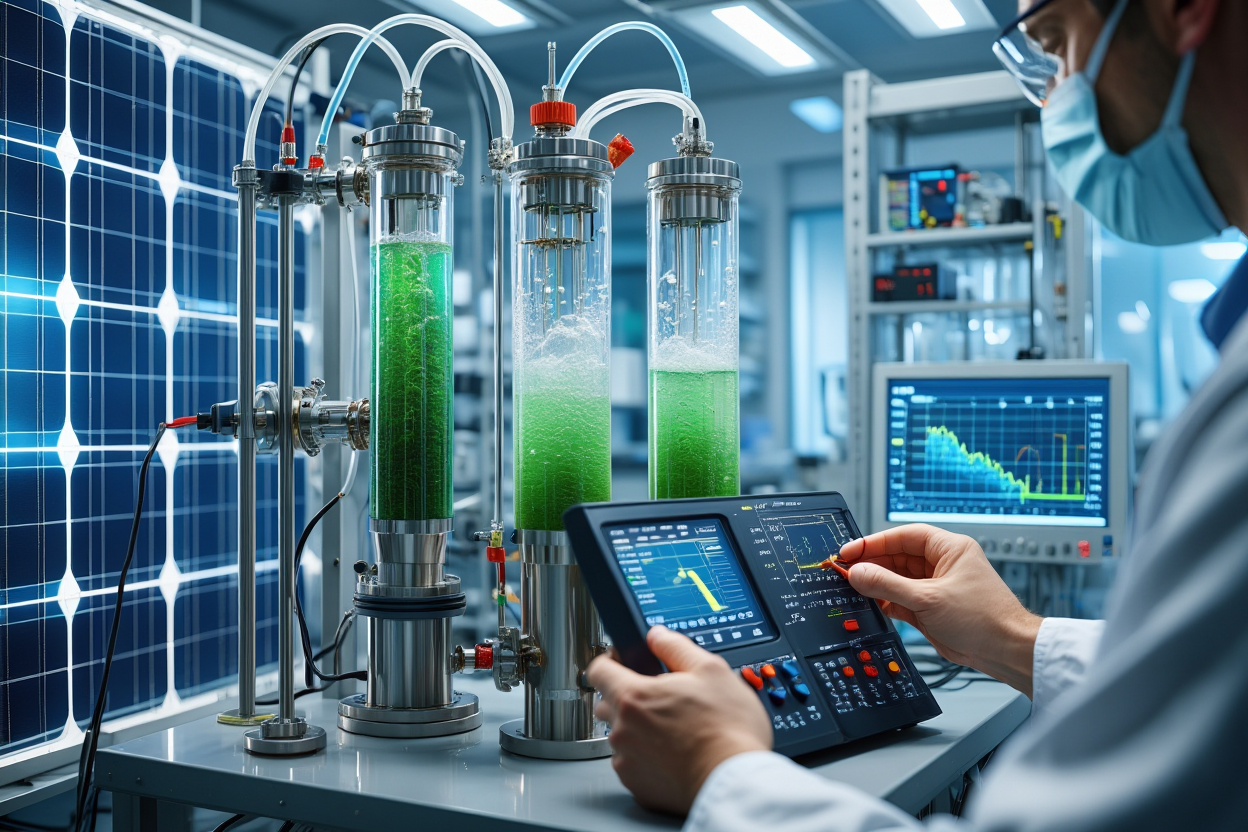 Dispositif de photosynthèse artificielle en laboratoire