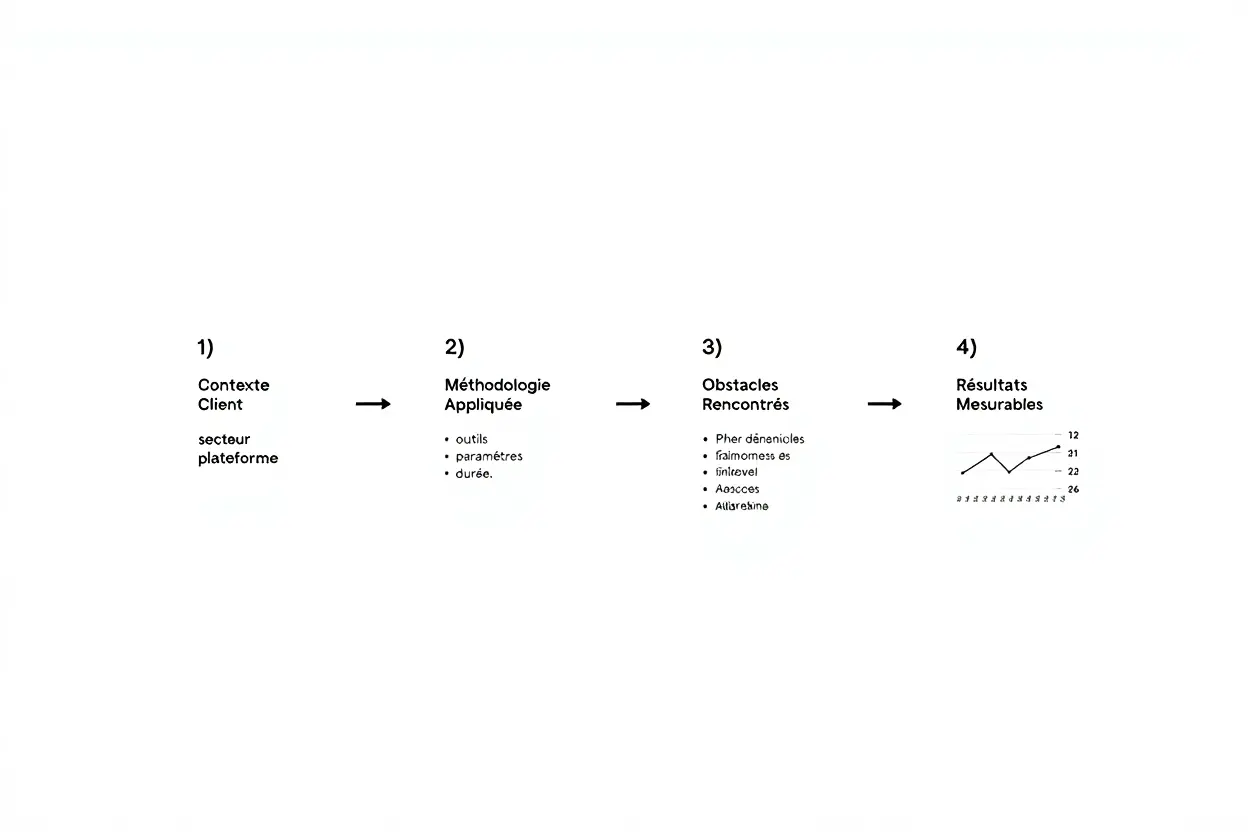 Processus d'étude de cas SEO
