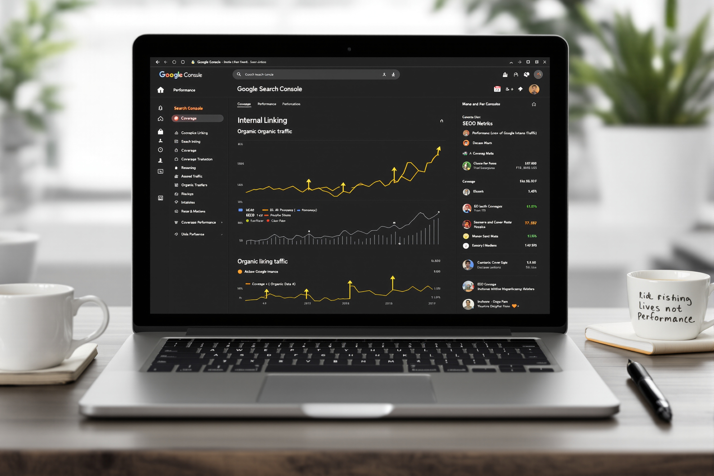 Analyse des performances SEO dans Search Console