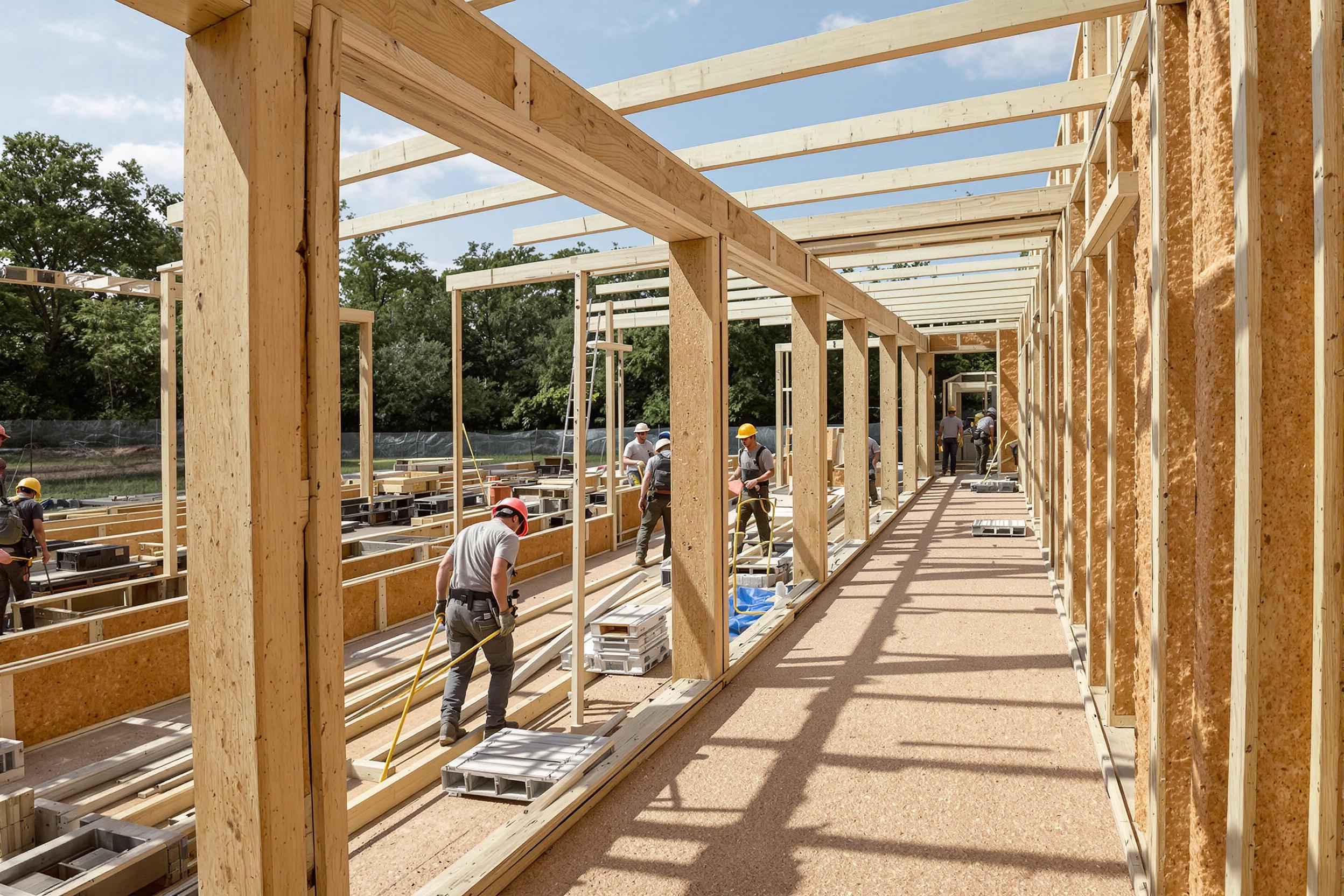 Eco-friendly construction site