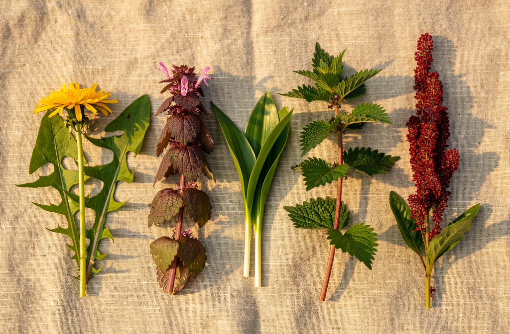 Cinq plantes sauvages comestibles identifiables