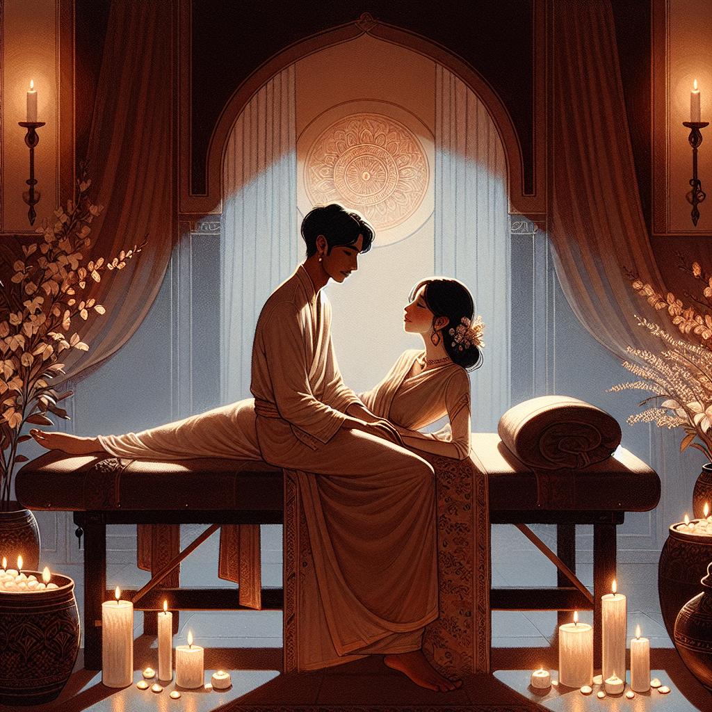 intimate massage setting